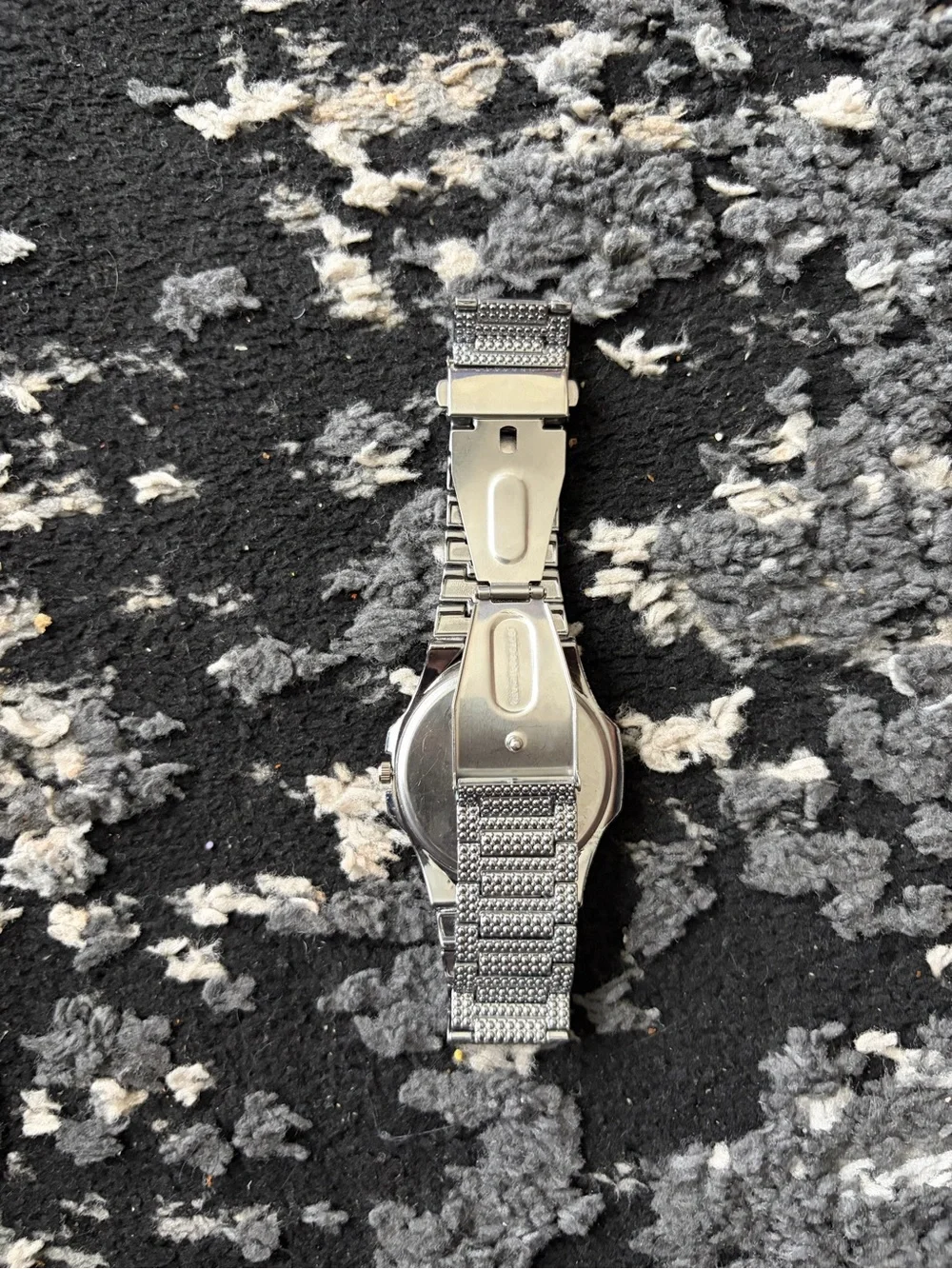 Silver Iced Men's Luxury Bracelet Watch - Unbranded